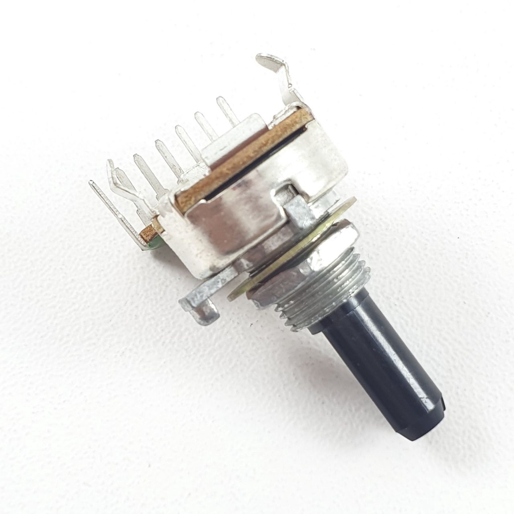 Potensio 6 pin CT 50k Drat Stereo Kaki 6+1 Tekuk Volume Mixer 503