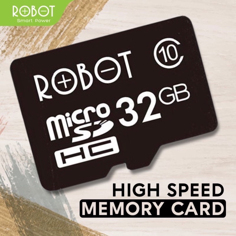 Micro SD ROBOT TF 4GB/8GB/16GB/32GB Memory Card  Kartu Memori HP Class 10 - Garansi ResmI 1 Tahun