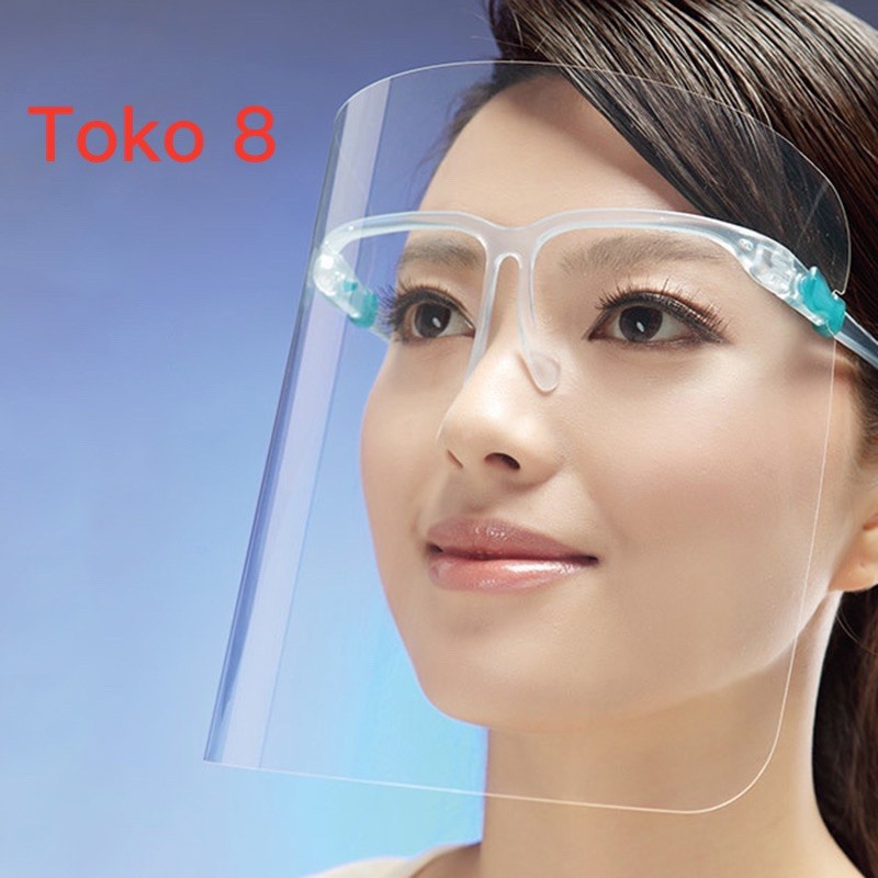 Creative Oil-Splash Proof Mask Cooking Transparent Face Protective Shield Kitchen Gadget Tool