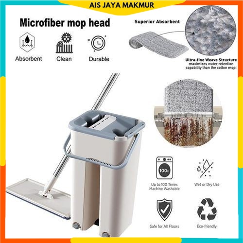 Alat pel lantai super mop X / Scratch mop / mop x