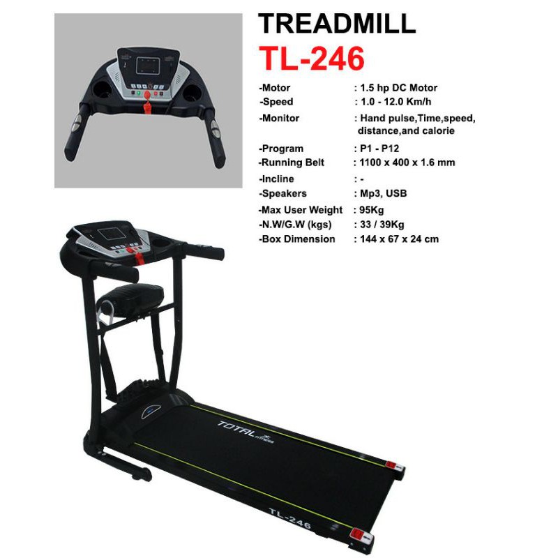 Treadmill Listrik TL 246