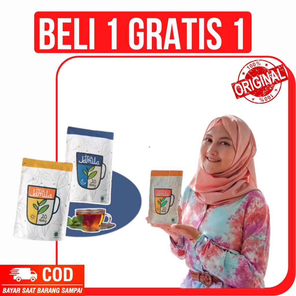 Teh Pelangsing Penurun Berat Badan Jamila Tea Pelangsing Herbal Alami Pelangsing Perut Buncit