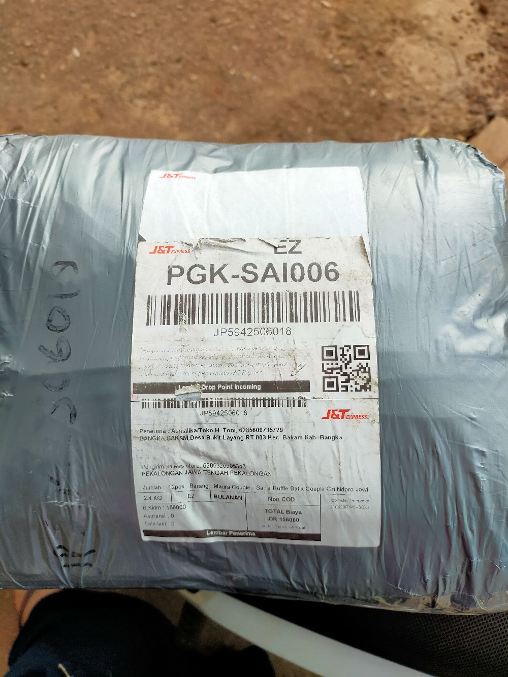 Maura Couple - Sania Ruffle Batik Couple Ori Ndoro Jowi Dnt Garansi