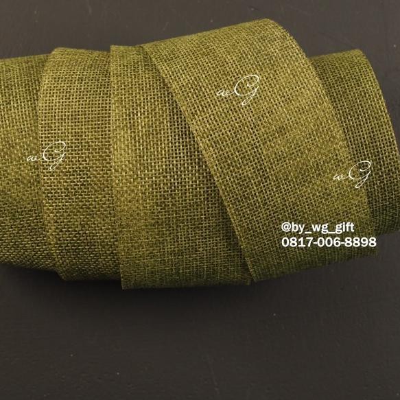 

➪ Pita Goni Warna Dark Green; Lebar 5 cm; Panjang 10 meter ♧