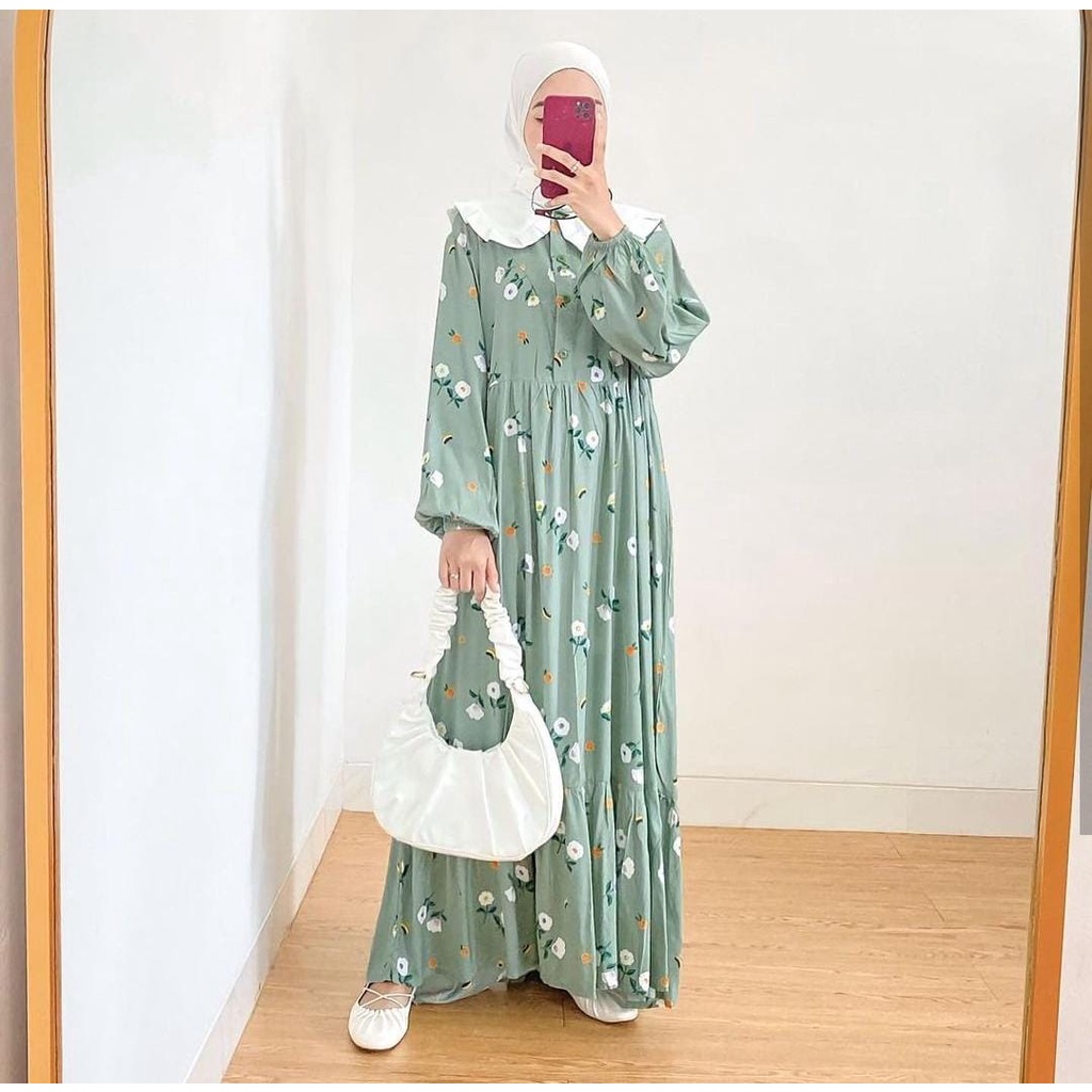 AMORE BY RUBY ATHERA DRESS Mewah ORIGINAL GAMIS WANITA Import TERBARU 2022 FASHION MUSLIM Kekinian M