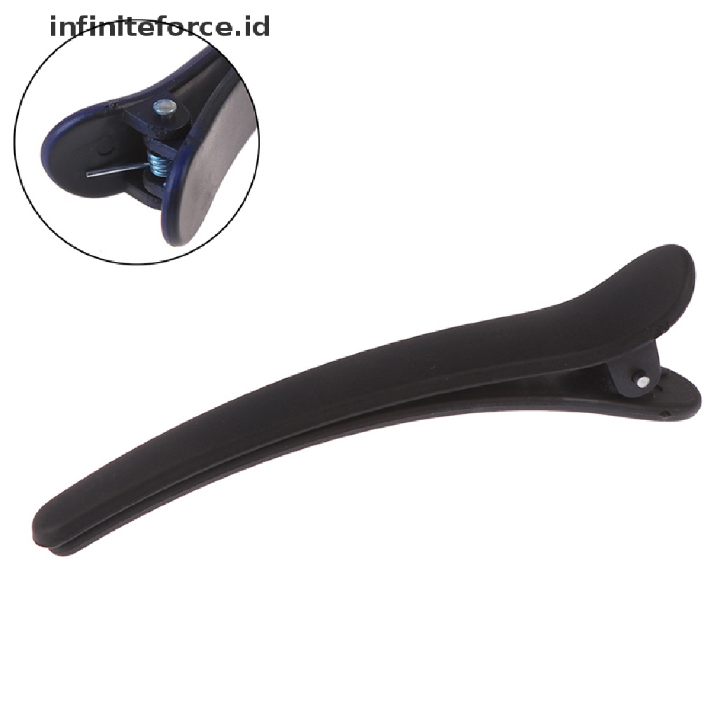 1pc Jepit Rambut Bahan Plastik Anti Slip