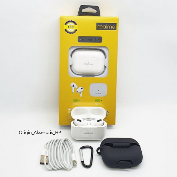 Realme Air Buds Pro With Case Wireless Earphone 5.0 Headset Bluetooth DC