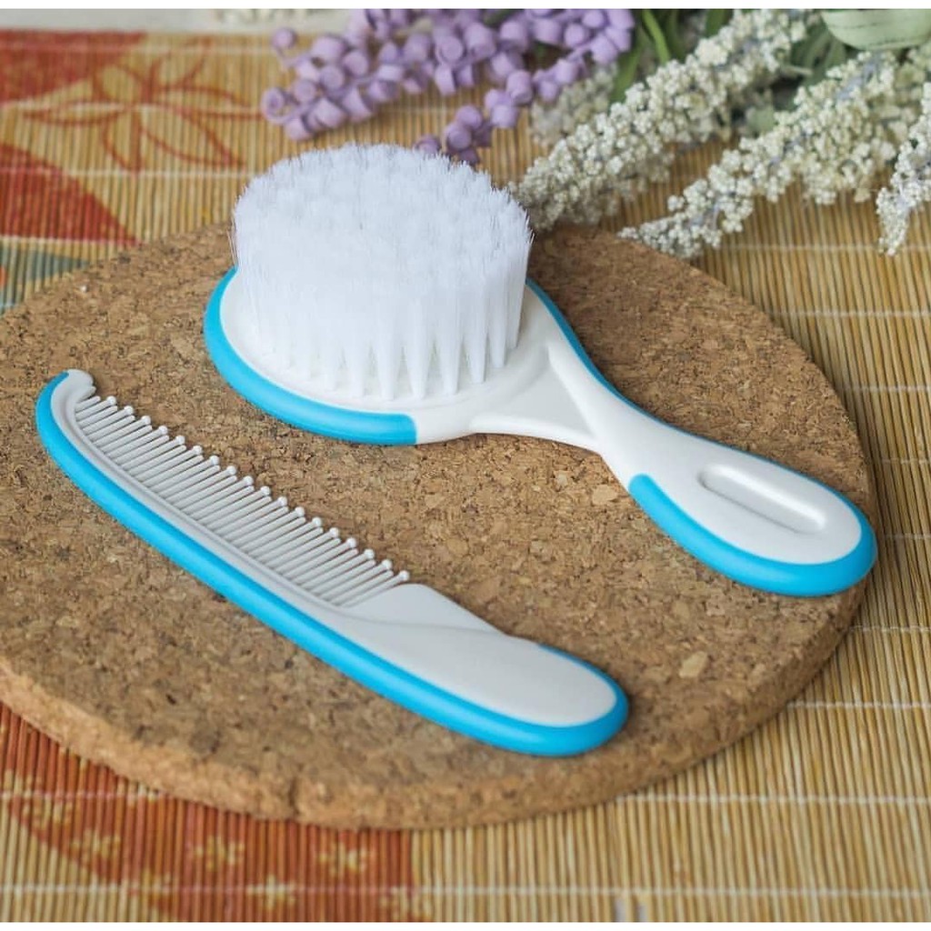 Little Baby Comb Brush Set Super Soft / Sisir sikat bayi lembut 2in1