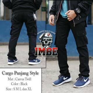  CELANA  PRIA  CARGO  PANJANG  IMBE DENIM ORIGINAL Shopee  