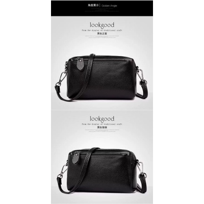 Tas Selempang Mini Tas Tangan WAnita Terbaru 2021 Tas 2 Tali Tas Bahan Kulit Jeruk Tebal Bahan Import