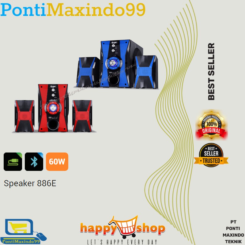 SPEAKER ACTIVE BLUETOOTH GMC 886 E
