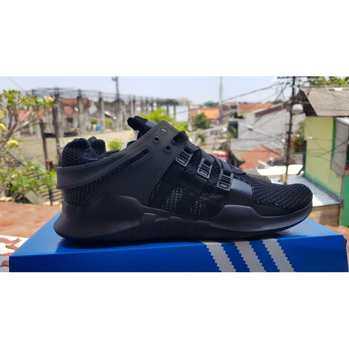 ADIDAS EQT EQUIPMENT ADV BLACK PREMIUM ORIGINAL SEPATU OLAHRAGA LARI