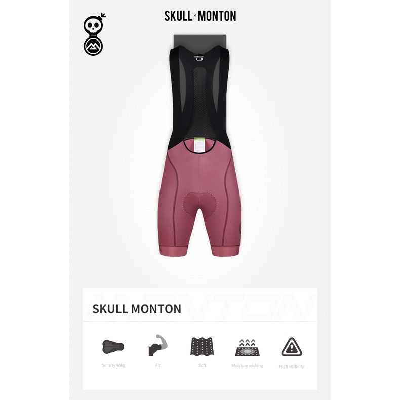 Celana BIB MENS Monton Urban Skull Monton Indian Red / BIB
