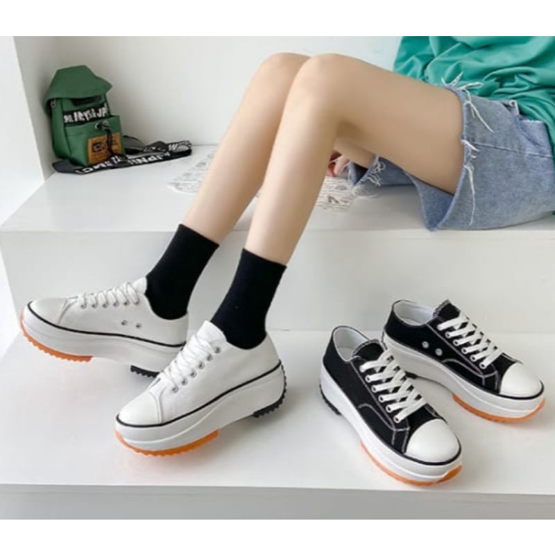 [COD] Sneakers Wanita Import CASSEY  | Sepatu Sekolah | Sepatu Casual | Sepatu OOTD | Sepatu Viral | Sepatu Dupe Conv*rse x JW | Sepatu Kekinian