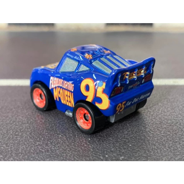 Disney Pixar Cars Mini Racers Fabulous Mcqueen Loose Pack - 4 cm