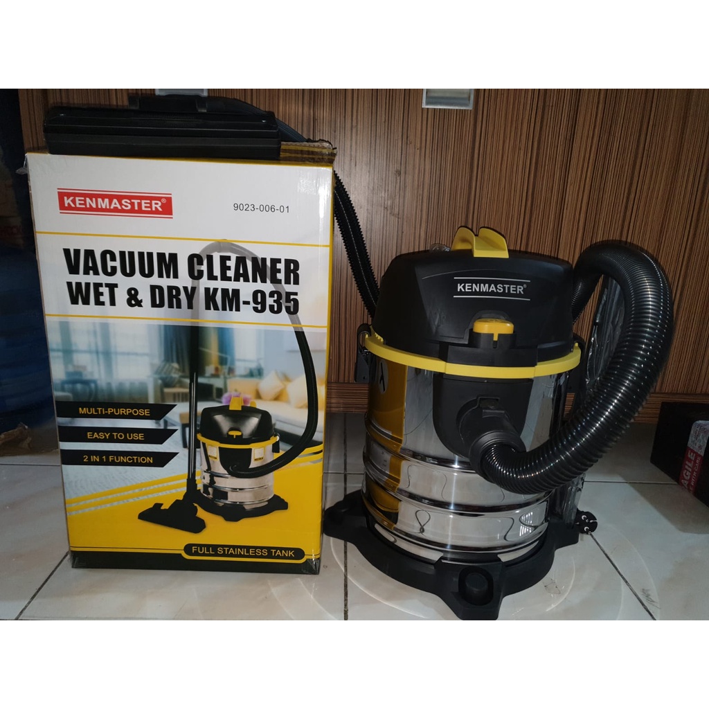 Kenmaster KM-935 20 Liter Vacuum Cleaner Wet Dry 1000 Watt