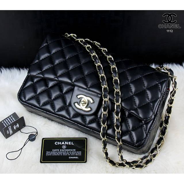 Tas shoulder bag rantai, Chanel Double Flap 1112