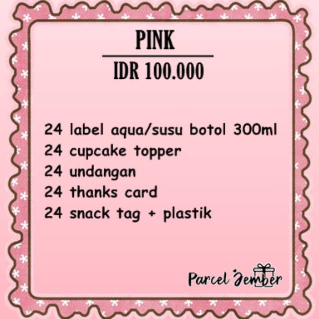 Paket Ulang Tahun Jember Printing Dessert Table Murah