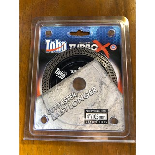 DIAMOND WHEEL Mata Pisau Cutting Gerinda Gurinda Potong Granite Granit Marmer TOHO Turbo X 4" Inch