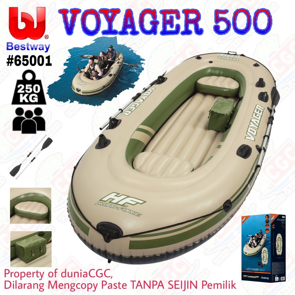Bestway 65001 Perahu Karet Voyager 500 SNI