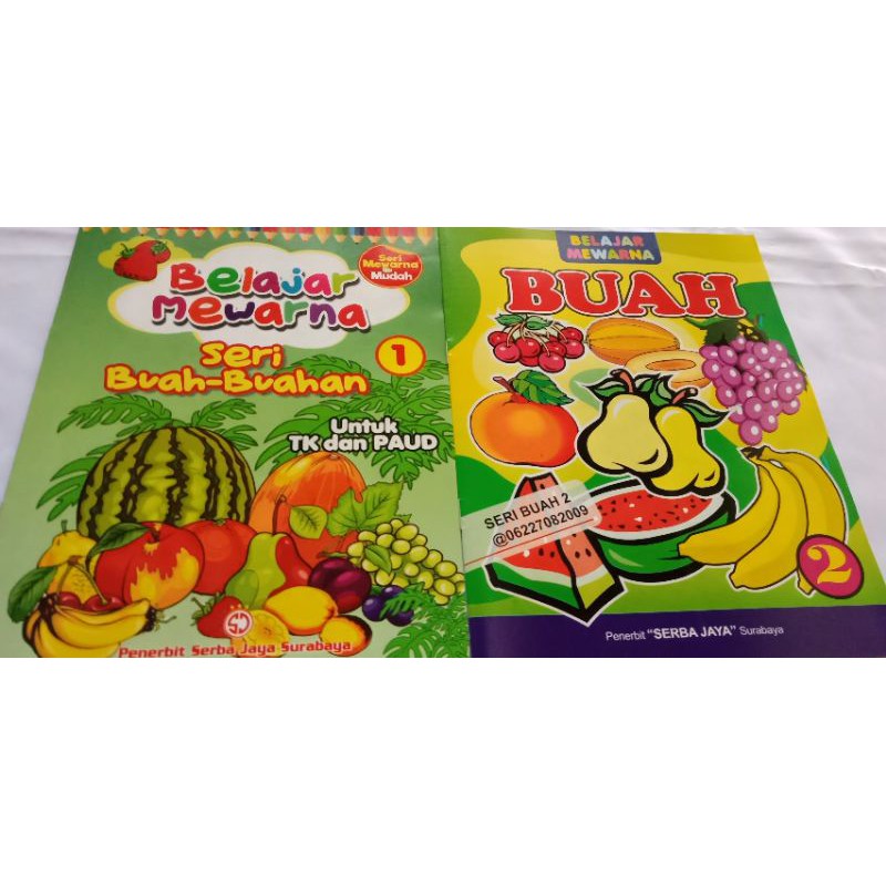 (SERI TIPIS 1) BUKU MEWARNAI / BUKU ANAK ANAK EDUKASI BELAJAR MEWARNA