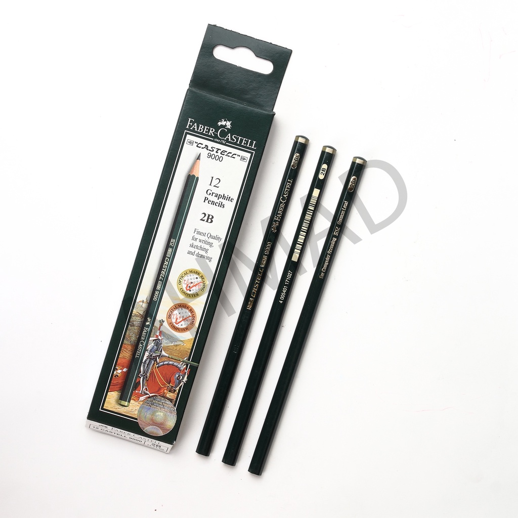 

Faber Castell Pensil Ujian 9000 2B [ LUSIN ]