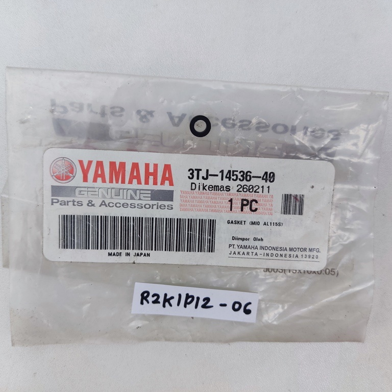 Karet Seal Oring Tutup Vakum Kecil Karburator Yamaha Mio All Fino Ori 3TJ-14536-40