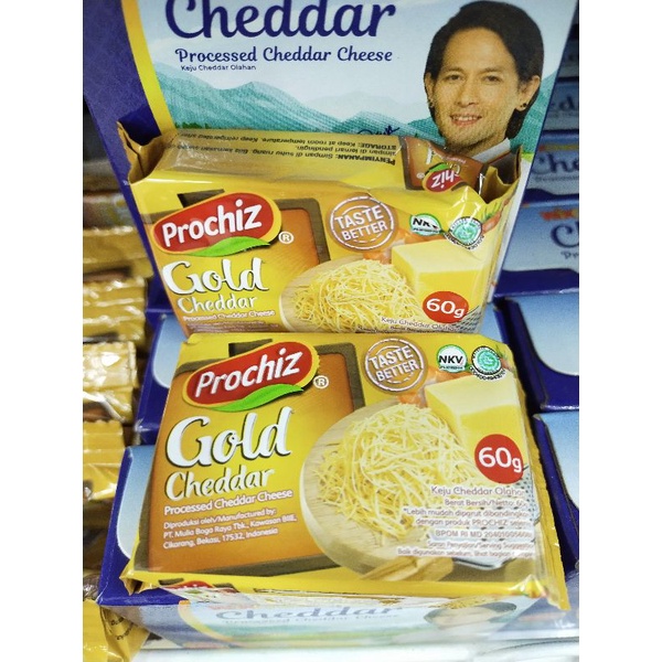 

Keju Prochiz Gold Cheddar 60gr