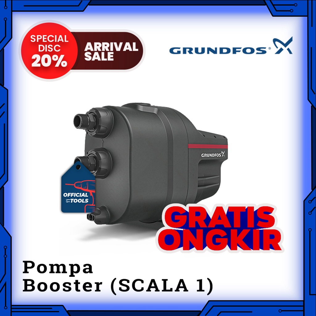 Jual GRUNDFOS SCALA1 3 45 Pompa Dorong Otomatis Booster Shopee Indonesia