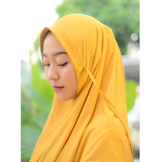 Bergo Shafa Instant Premium By Shanie Warna Mustard