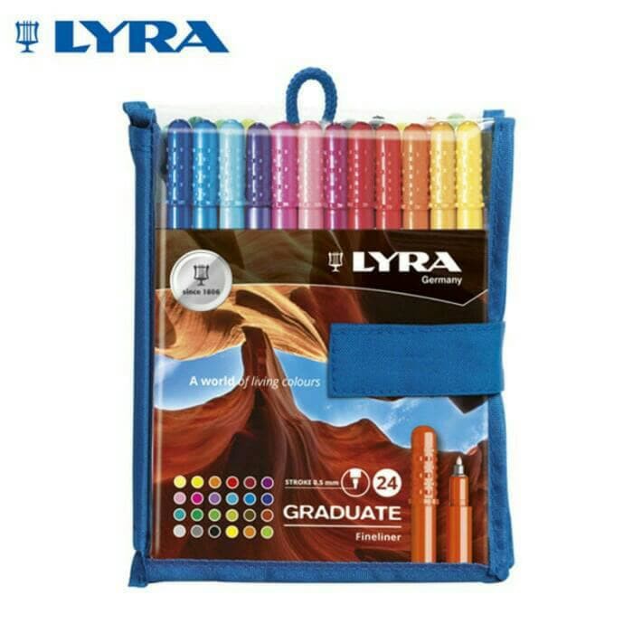 

LYRA GRADUATE FINELINER 0.5 mm 24 colours