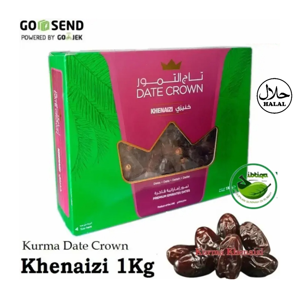 

Kurma Date Crown KHENAIZI 1 Kg - Premium Emirates Dates 100% Original