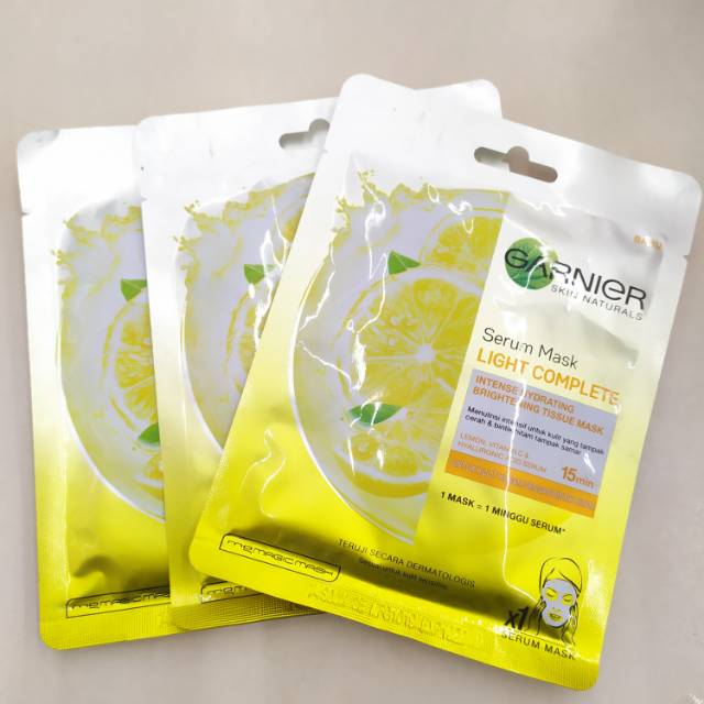Garnier serum mask light complete