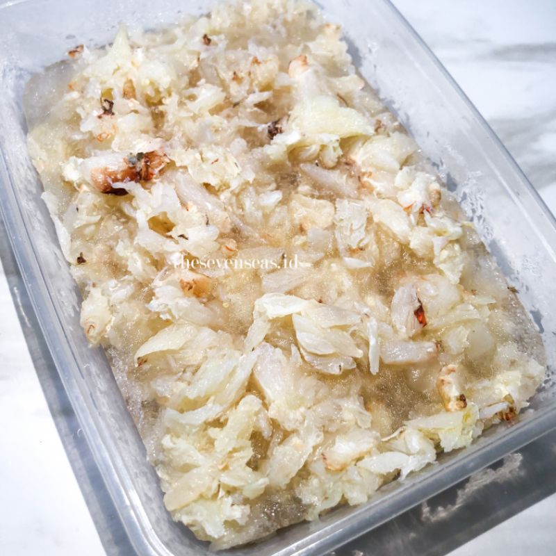 

Daging Badan Kepiting Kupas Frozen Kualitas Tinggi 500 gram