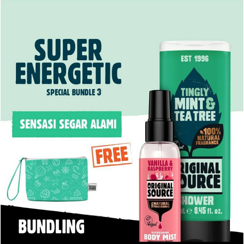 Original Source Body Shower & Body Mist || Bundling