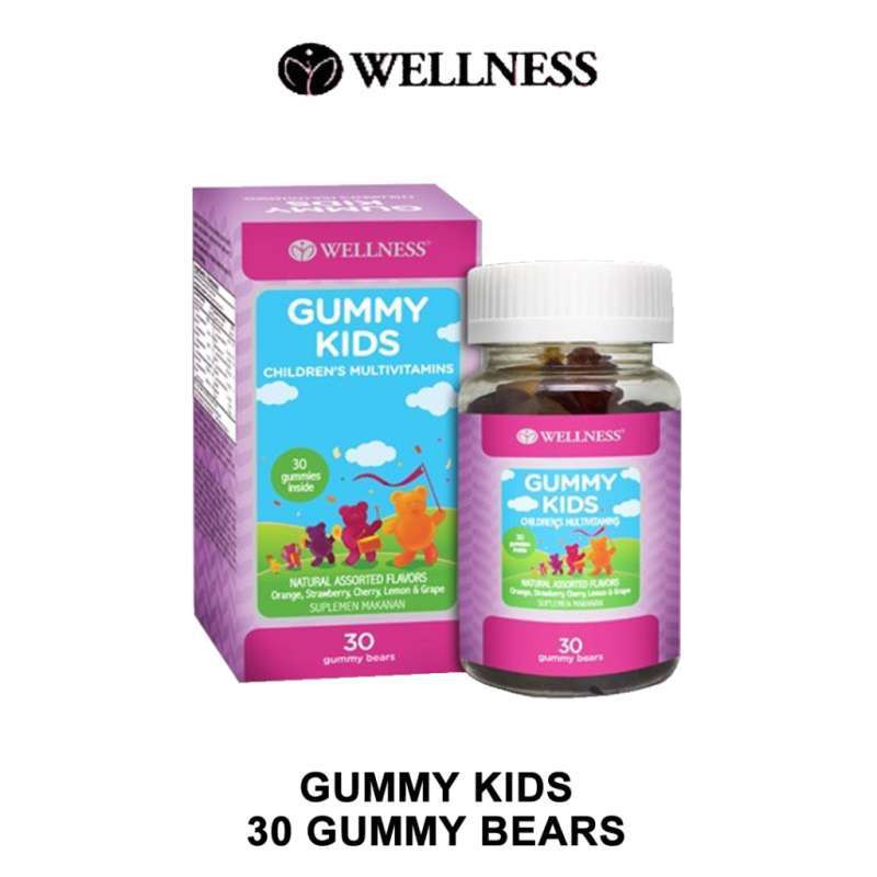 Jual WELLNESS GUMMY KIDS CHILDREN CHILDRENS MULTIVITAMIN MULTI VITAMIN