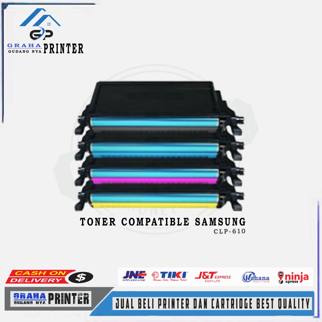 Toner Compatible For Samsung CLP-610 CLP610 CLP 610 CLP 660 - black