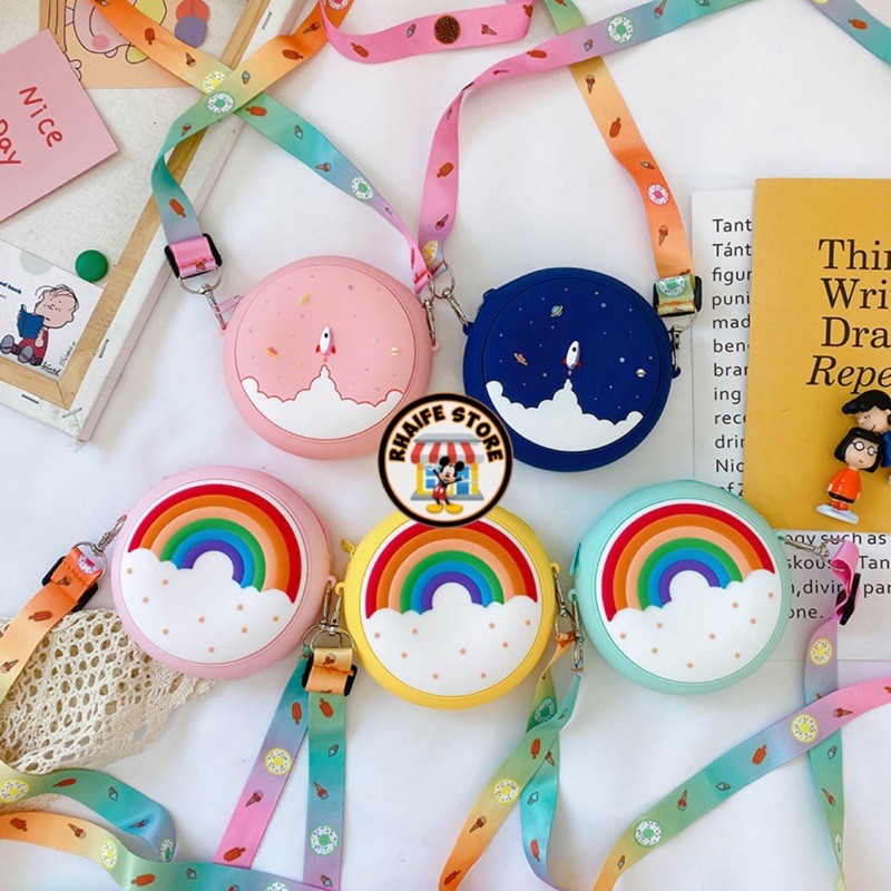 Tas Selempang Anak Pelangi / Donat