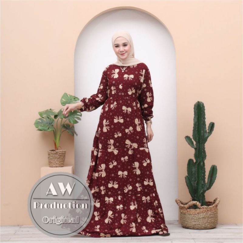 GAMIS RAYON MOTIF MODEL SUSUN BUSUI BUMIL JUMBO HOMEYDRESS WANITA JUMBO KEKINIAN TERMURAH