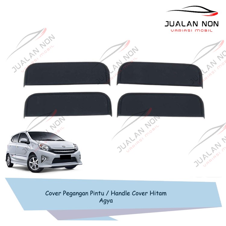 Cover Pegangan Pintu Handle Cover Hitam Mobil Agya