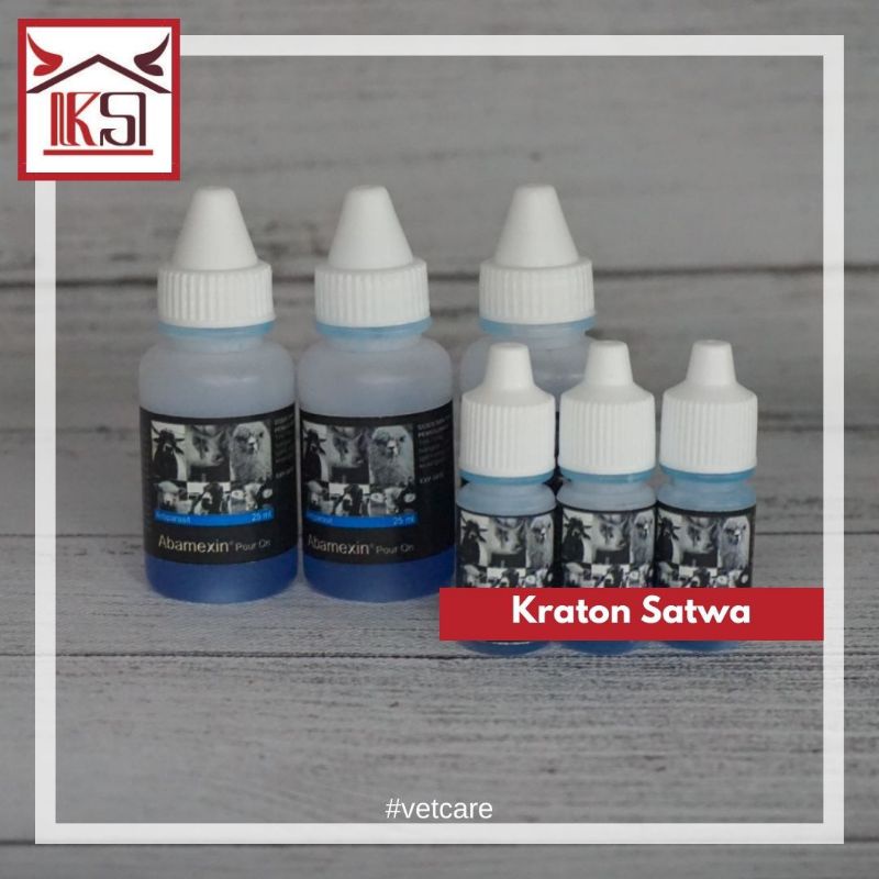 [REPACK] ABAMEXIN Pour On 25 ml dan 5 ml - Obat model tuang untuk gatal, gudik atau jamur pada hewan