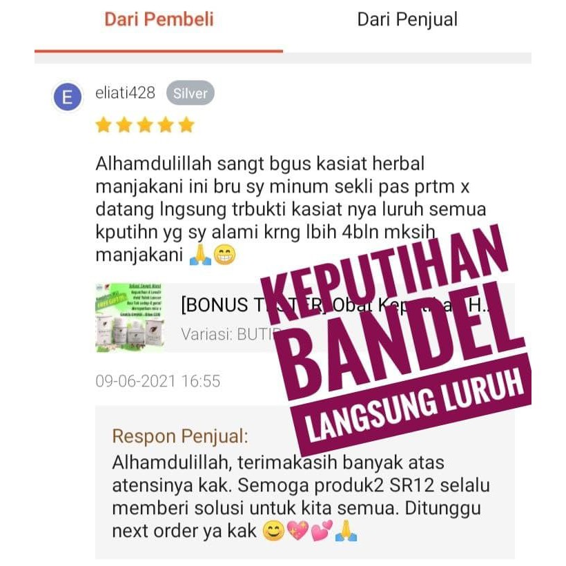 Manjakani SR12 Obat Keputihan Perapat Miss V Melancarkan Pelancar Haid Promil Merapetkan Merapatkan Yg Paling Ampuh Gatal dan Bau Herbal Original BPOM