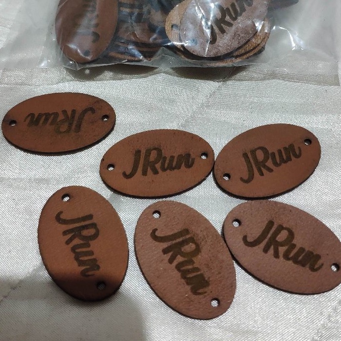 Label Kulit Sintetis, LABEL KULIT SINTETIS , tas , logo , merk , rebranding