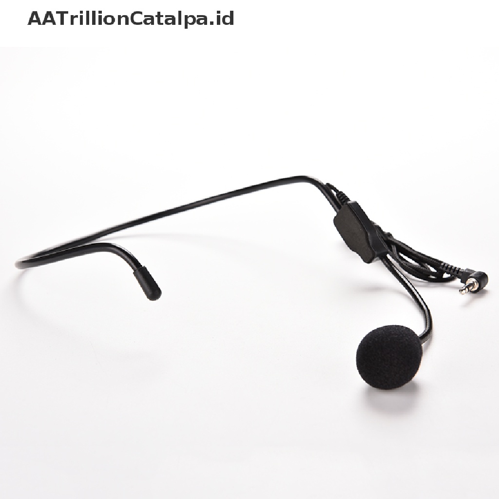 (AATrillionCatalpa) Headset Mic Kabel Untuk Amplifier / Speaker Mike