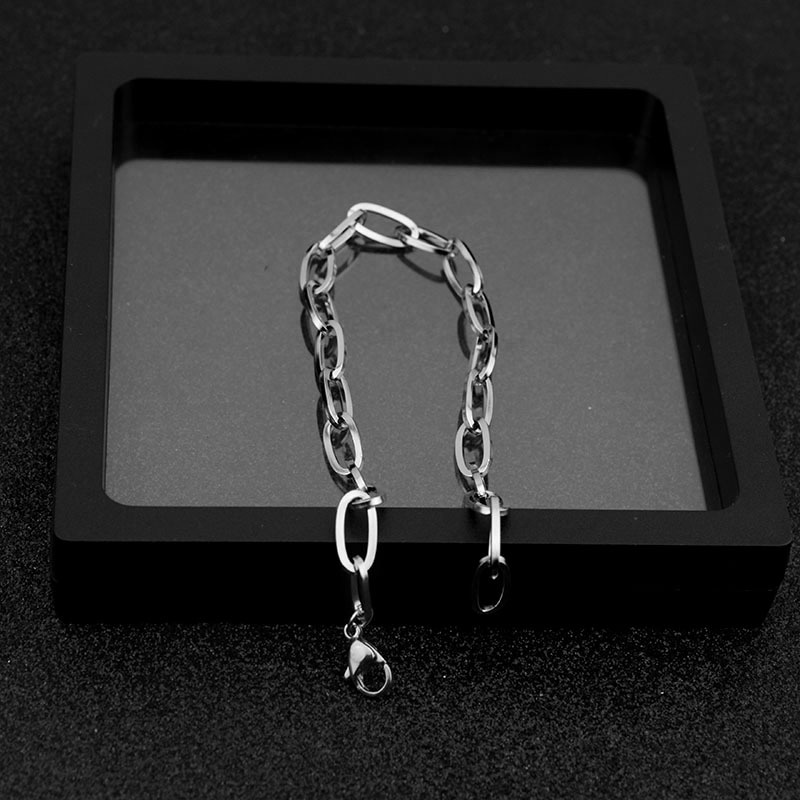 Co Co Gelang Rantai Titanium Steel Gaya Korea Untuk Wanita