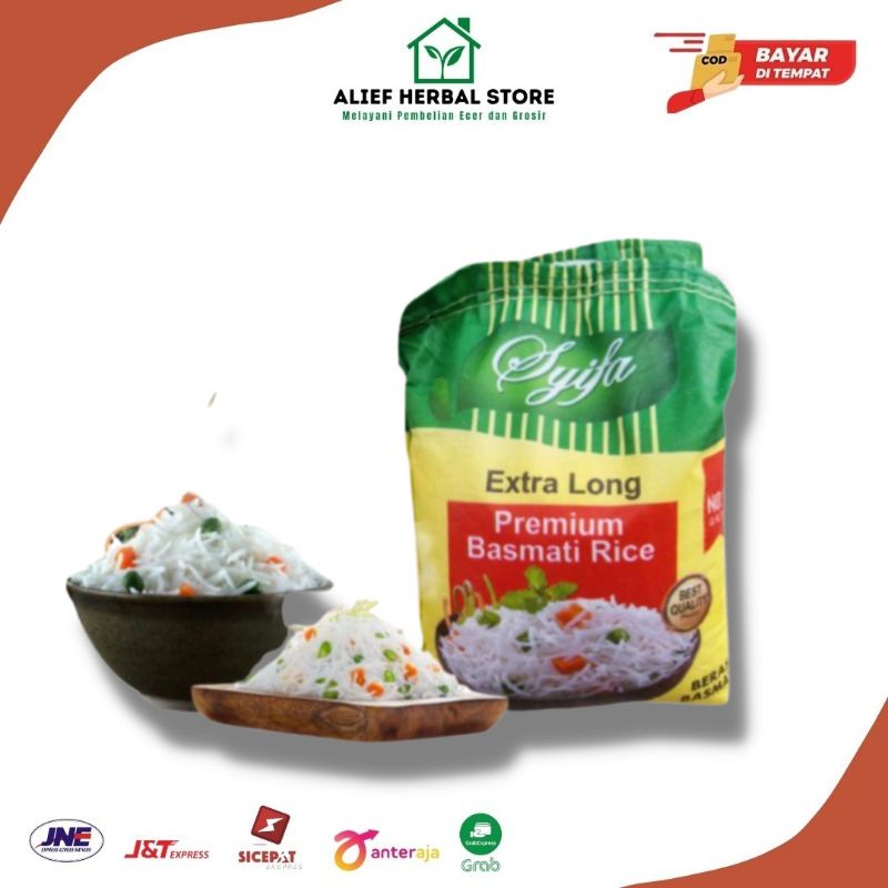 

Beras Basmati Syifa 5kg Kualitas Premium - Beras Basmati Kemasan 5kg