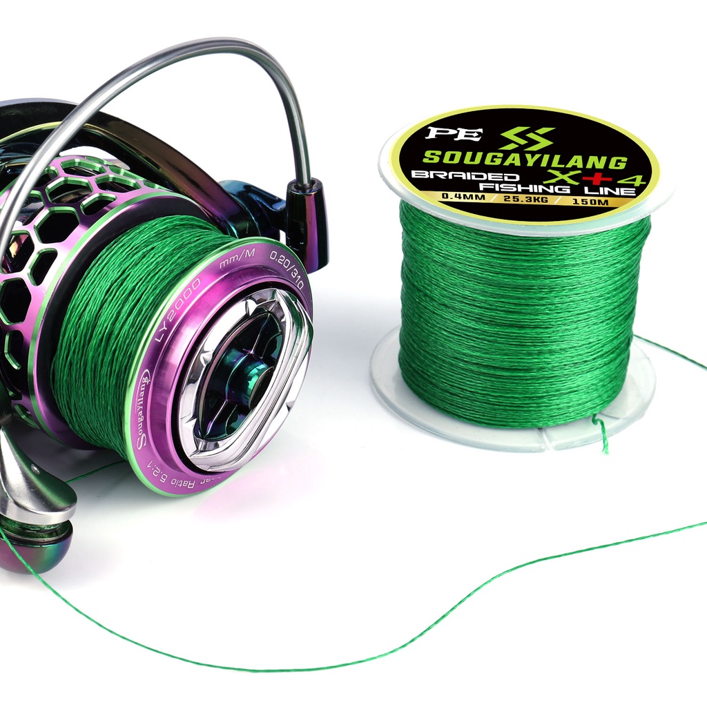 150M Senar Pancing PE Fishing Line 5 Strands Max Grag 5kg-25kg Senar Pancing Strong and Durable For Freshwater Fishing Line senar pancing