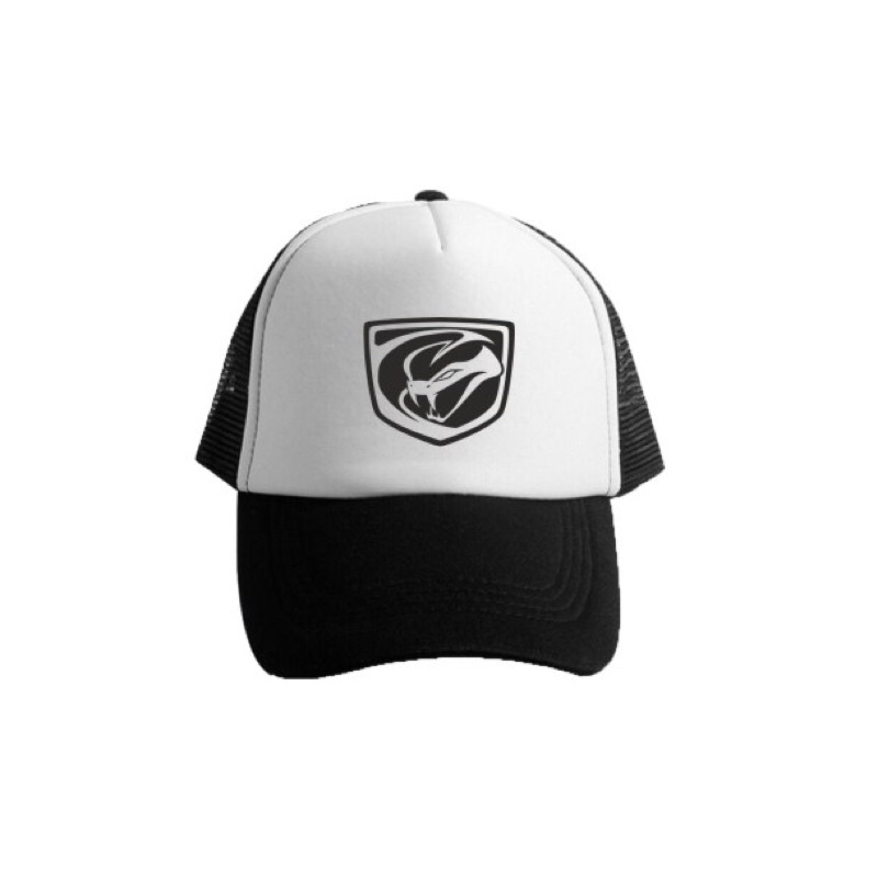 Topi Trucker Viper - HITAM PUTIH