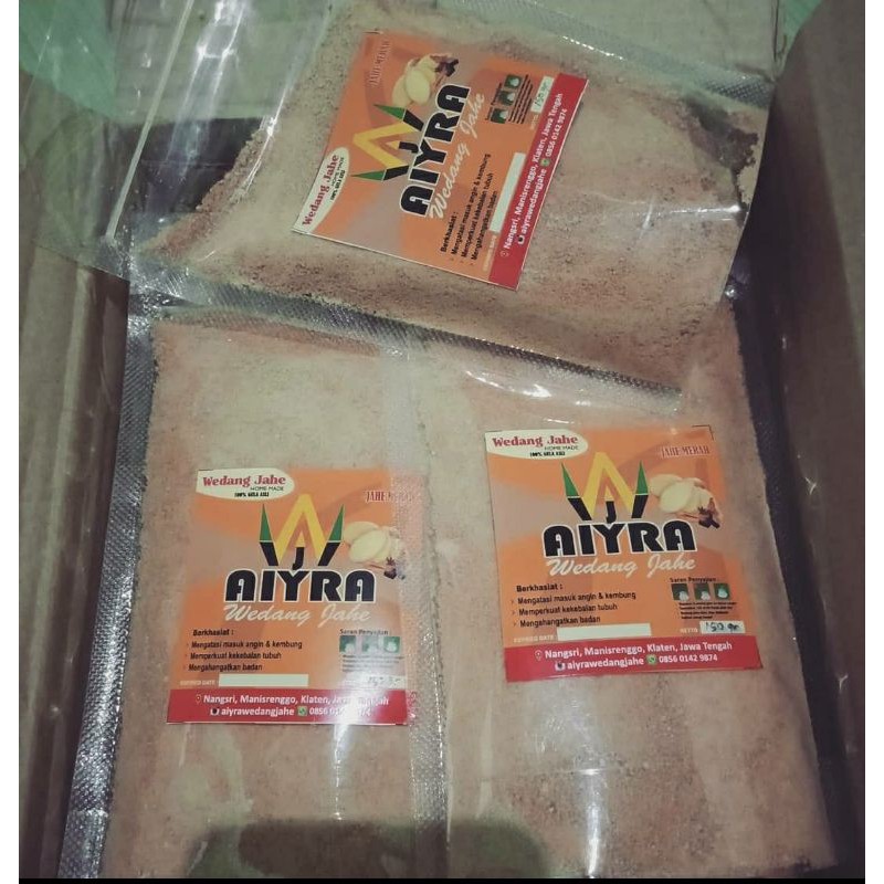 

Jahe Putih Emprit mix & Jahe Merah 100% 400gr