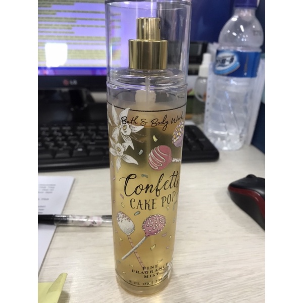 confetti cake pop bath n body works bbw body mist 236ml